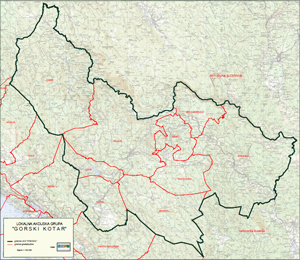 karta gorskog kotara LAG Gorski kotar – Lokalna akcijska grupa Gorski kotar karta gorskog kotara